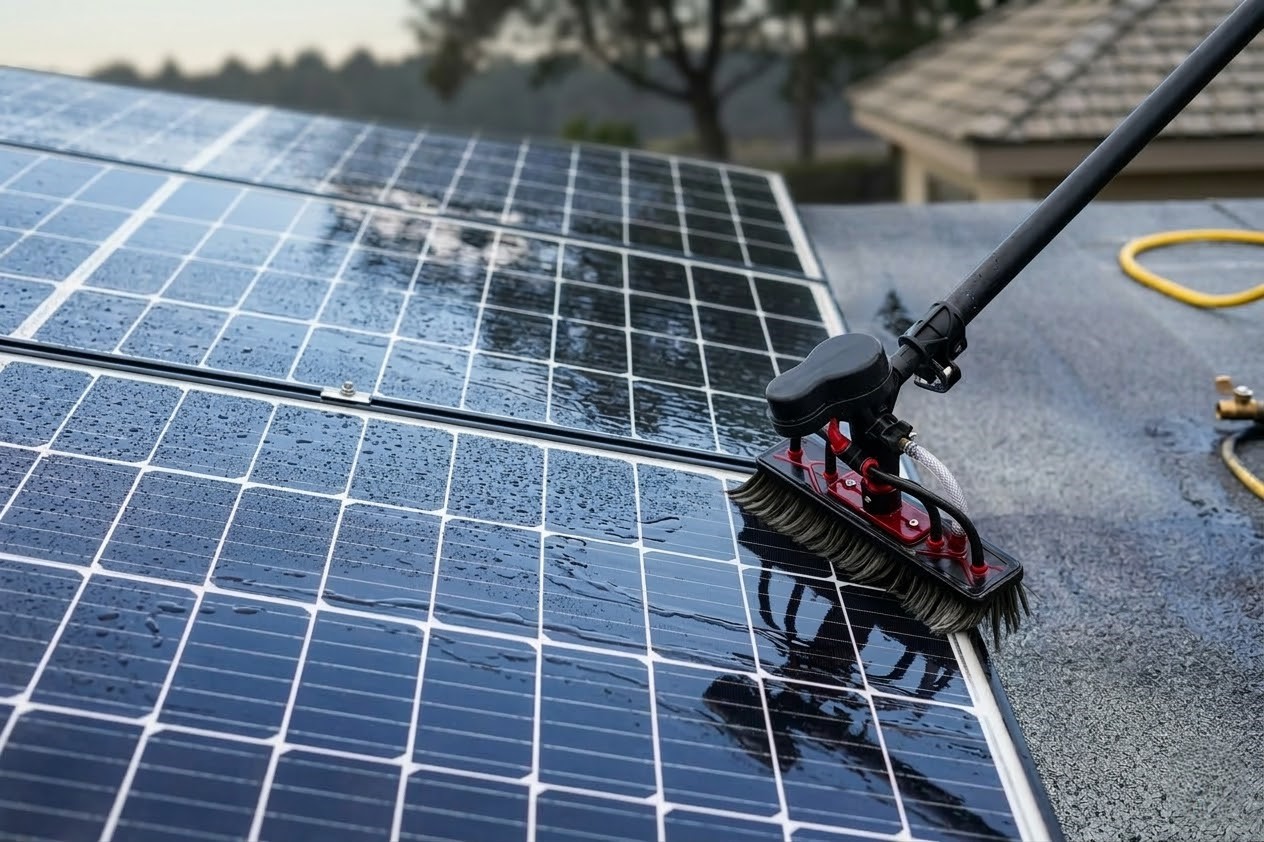 Mycie paneli fotowoltaicznych odwróconą osmozą